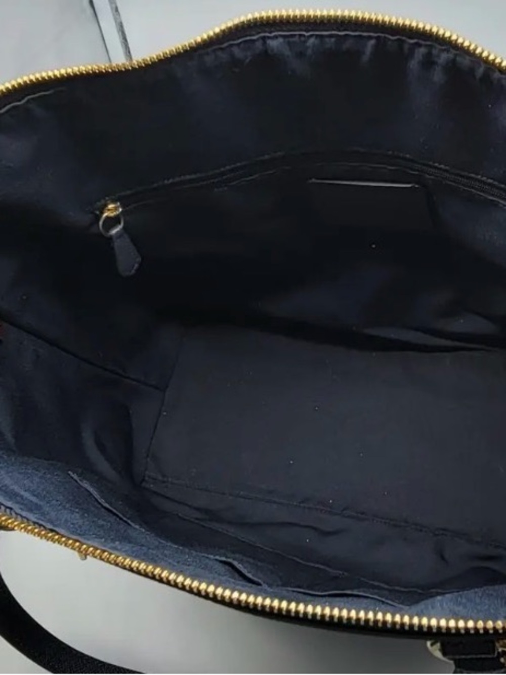 Coach Black Leather Gallery Tote - Picture 5 of 6